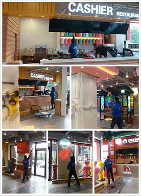 “迪美國際”承接“韓冰餐飲管理有限公司”大型除甲醛項目